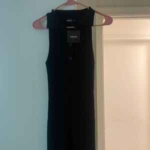 Sleeveless sweater dress